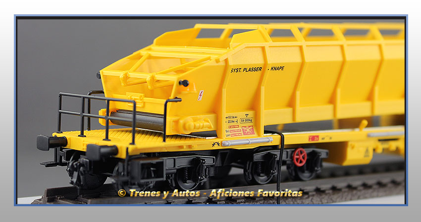 Vagón de transporte y unidad de silo MFS 100 - Plasser & Theurer